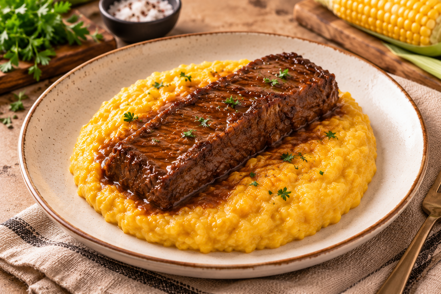 Carne a la Cacerola con Pastelera de Choclo RIHAÜS