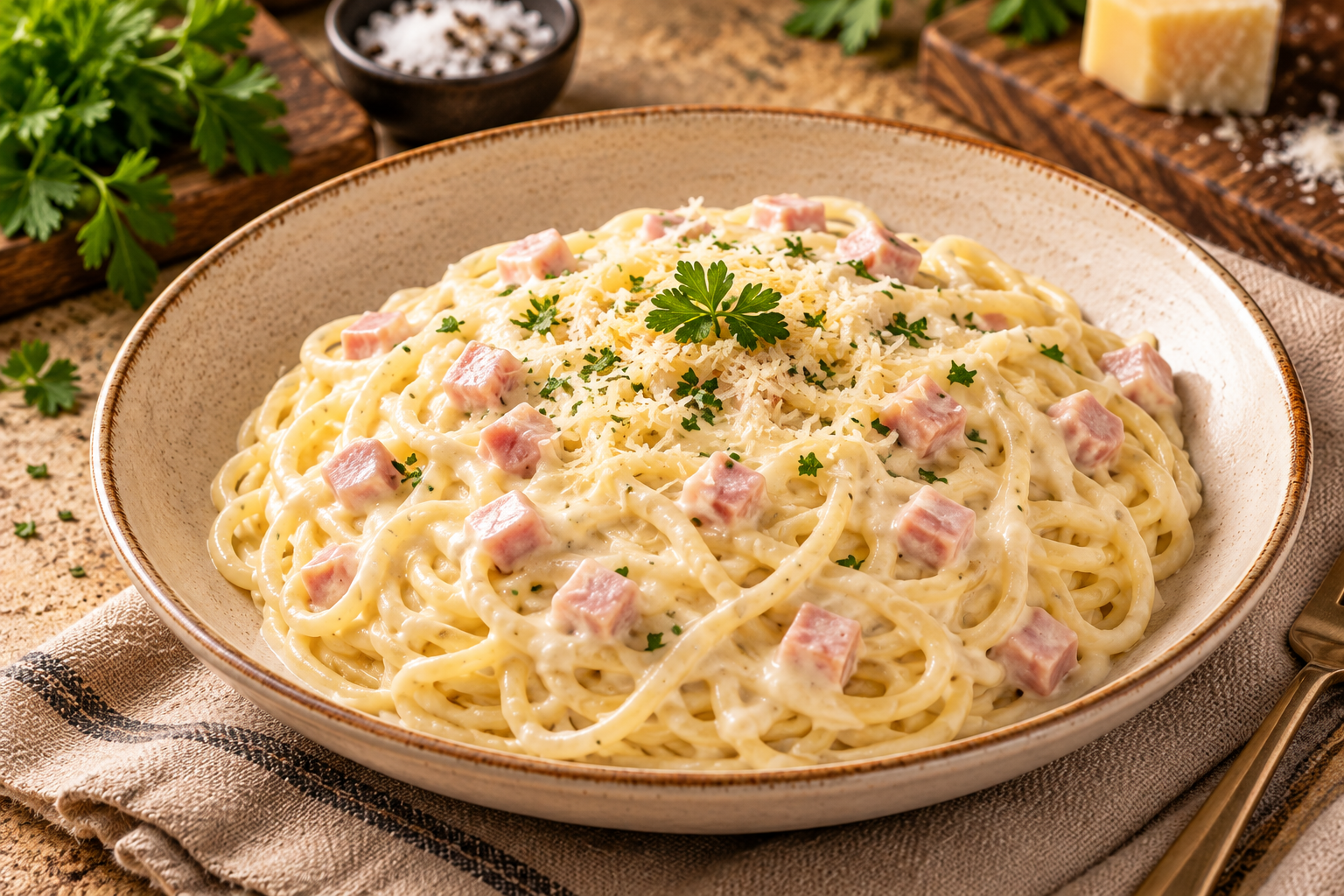Spaghetti Alfredo RIHAÜS